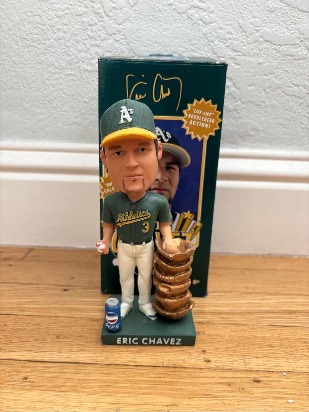 Oakland Athletics A’s Eric Chavez #3 Bobblehead 2007 SGA
